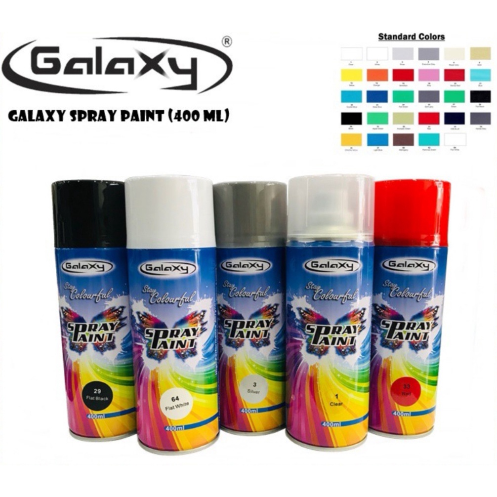 GALAXY Spray Paint 400ml Standard Colour Shopee Malaysia   E96d943cca061967ced9c7494bb3a978