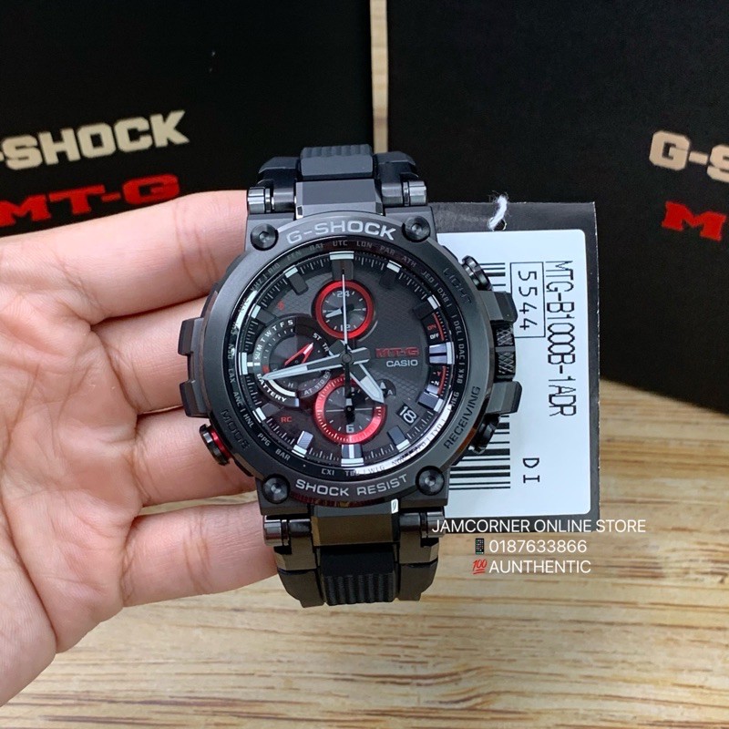 Asia Set 100 Original Casio G Shock Mtg B1000b 1a Resin Band Sapphire Glass Shopee Malaysia