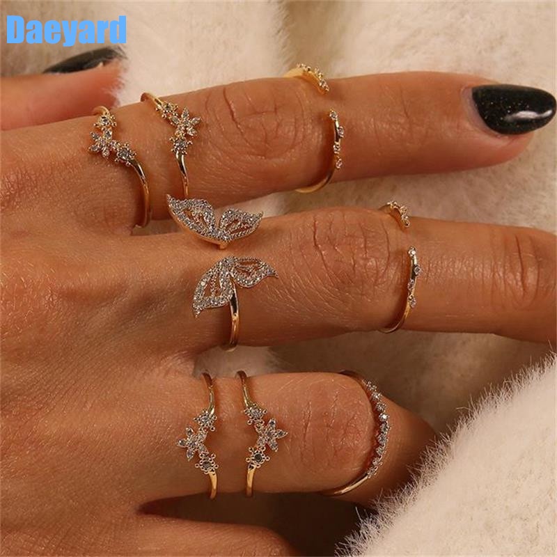 Retro Fashion Simple Exquisite Size Butterfly Letter Rings for Women Men Teen Girls Finger Rings ，Carved Dandelion Flower Ring Floral Daisy Daffodil Ring Jewelry Gifts Party Daily 