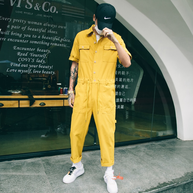 mens two piece jumpsuit