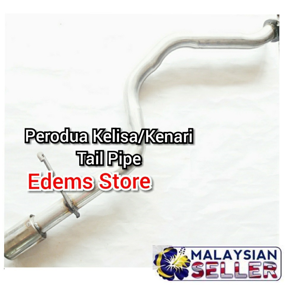 Perodua Kelisa Kenari Tail Pipe Stainless Steel Head 