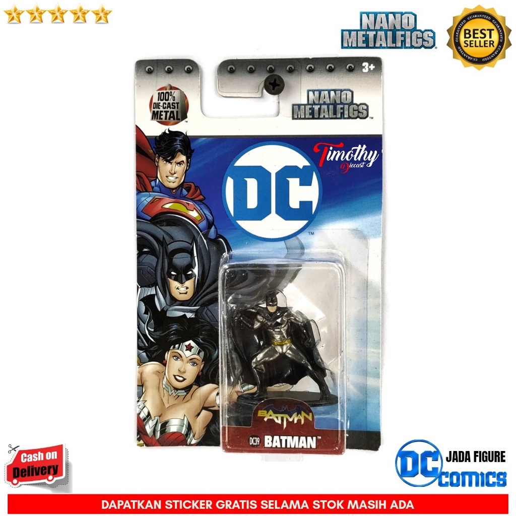 Nano Metalfigs Jada DC Batman Timothy Diecast Figure | Shopee Malaysia