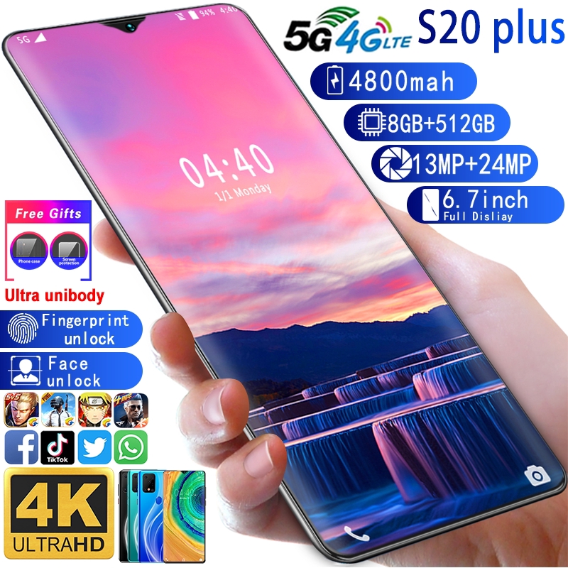 5g Ready Stcock S20 S20plus 8gb Ram 512gb Rom 6 7 Inch 10 Cores Smart Phones Handphone Mobile Phone 5g Call Gaming Fone S20 S20plus Shopee Malaysia