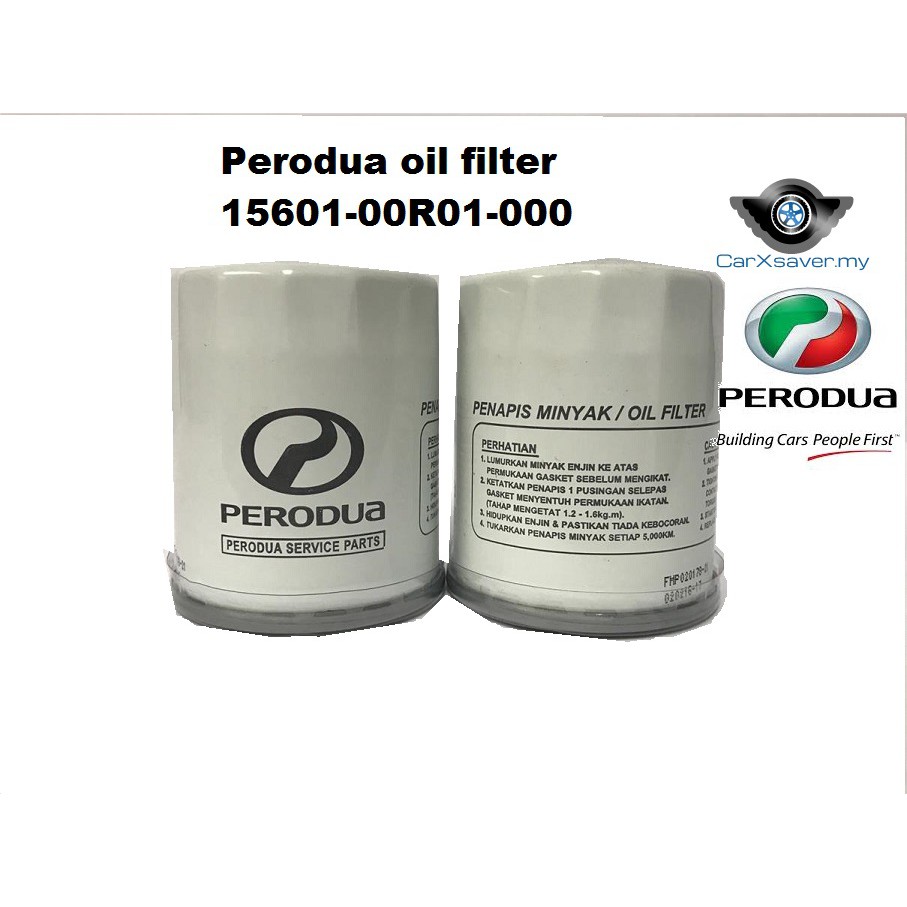 Perodua Genuine Oil Filter 15601-00R01-000  Shopee Malaysia
