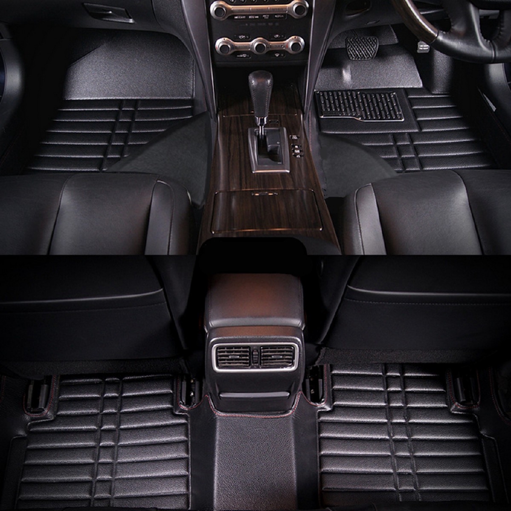 Universal 5 Seats Car Floor Mats Floorliner Front Rear Carpet Tray