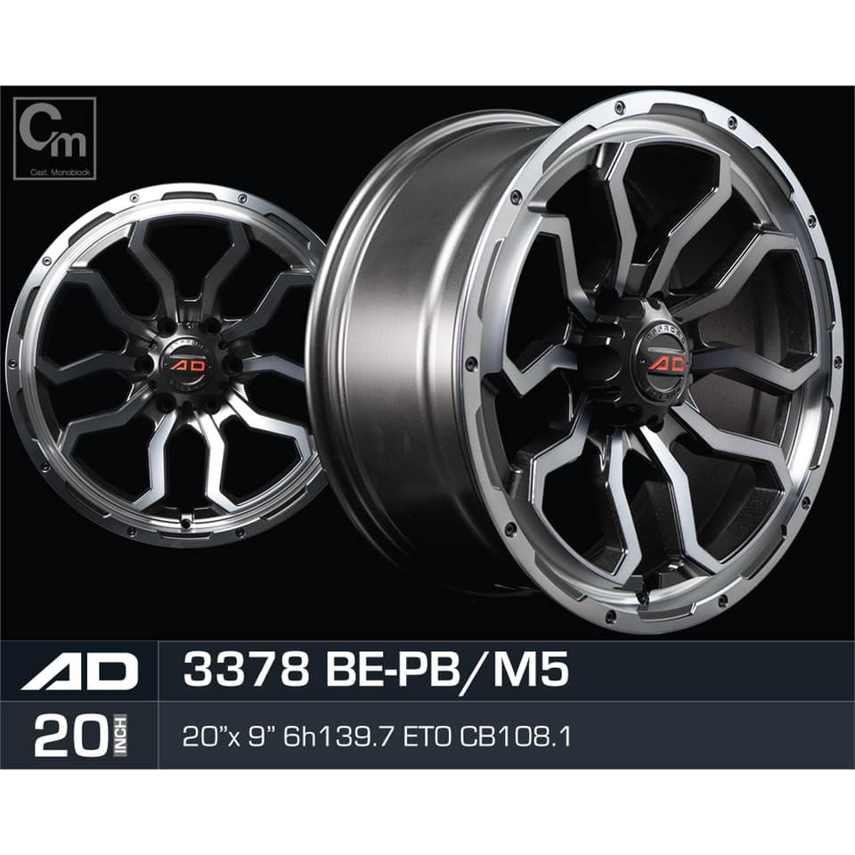 4X4 AD 20 inch 9JJ 6X139.7 ET0 ORI CAR SPORT RIMS WHEELS 3378 | Shopee ...