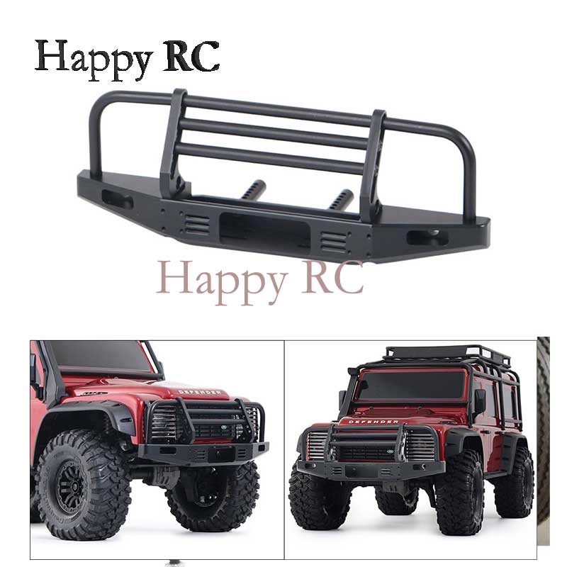 Raidenracing Stainless Steel Front Bumper Lower Chassis Protect for Traxxas 1/10 TRX-4 Trail Crawler Defender Bronco 