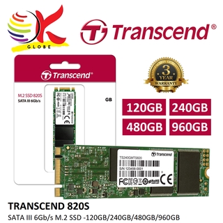 TRANSCEND MTS820S 820S SATA III 6GB/S M.2 SSD 3D NAND FLASH INTERNAL SOLID STATE DRIVE - 120GB/240GB/480GB/960GB