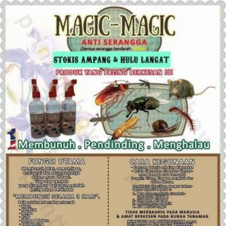 SPRAY SERANGGA MAGIC MAGIC, SPRAY ORGANIK- UBAT SEMUT UBAT 