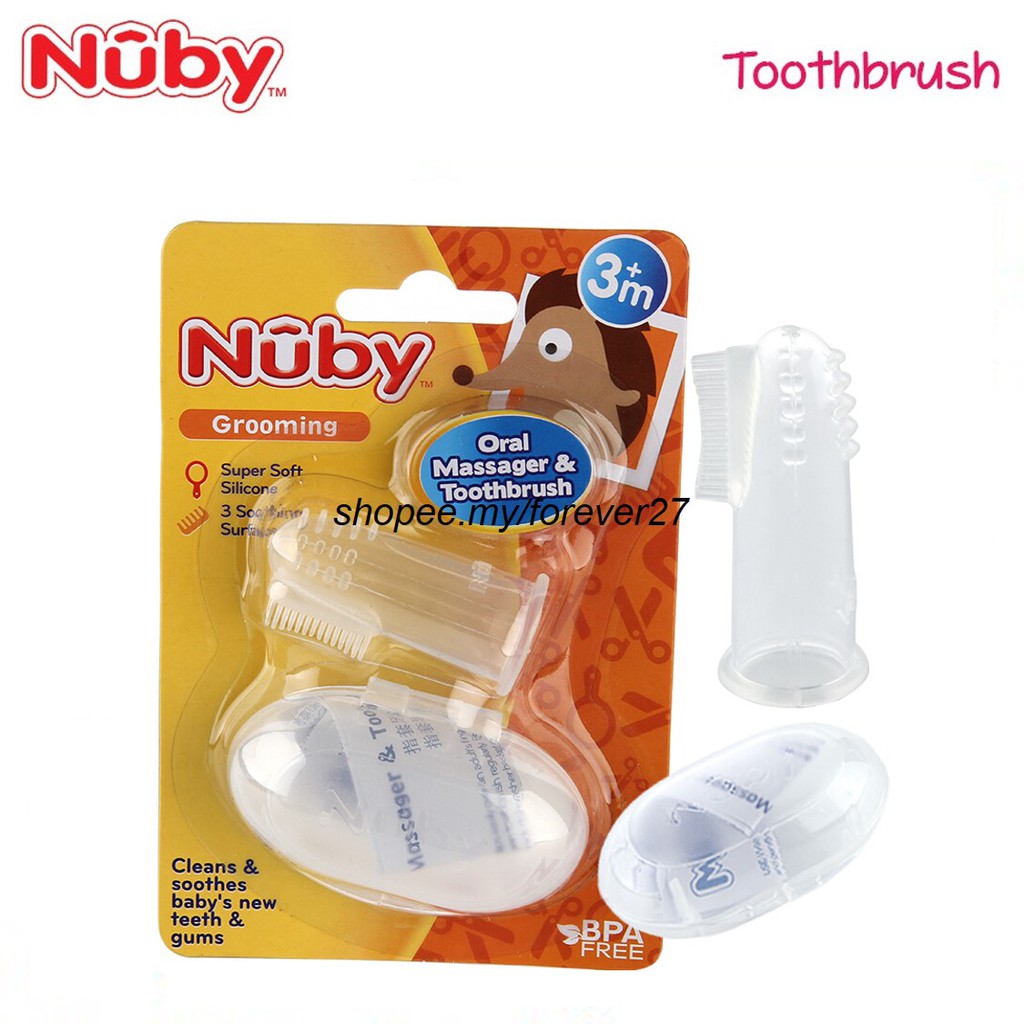 nuby finger toothbrush