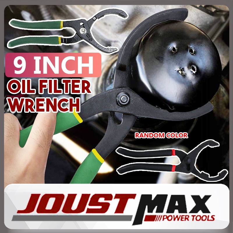9 Inch Adjustable Oil Filter Plier Wrench Tool Hand Tool Automotive