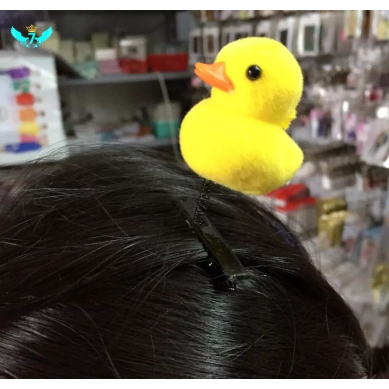 Cute Artifact Yellow Duck Hairpin Hair Card Rich Duck Spring | Shopee ...