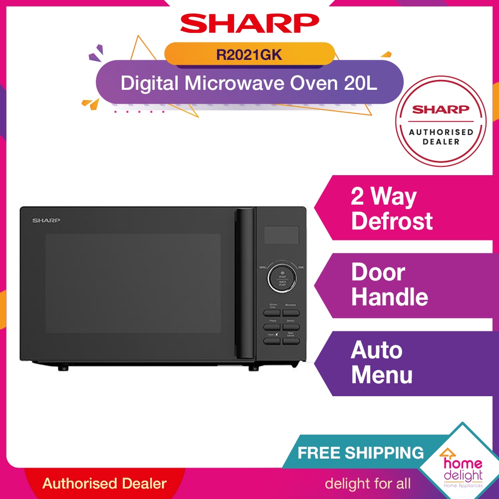 [FREE SHIPPING] Sharp Digital Microwave Oven 20L [ R2021GK ] Shopee