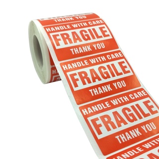 Sticker Fragile Handle With Care Warning Sticker Etiquette Fragile