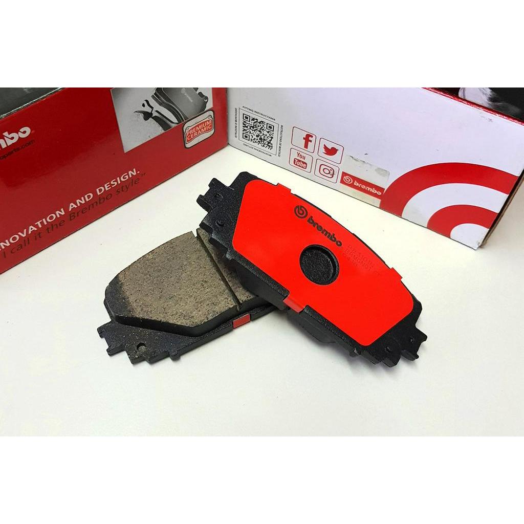 GENUINE BREMBO FRONT BRAKE PADS TOYOTA HILUX SR TURBO LANDCRUISER PRADO