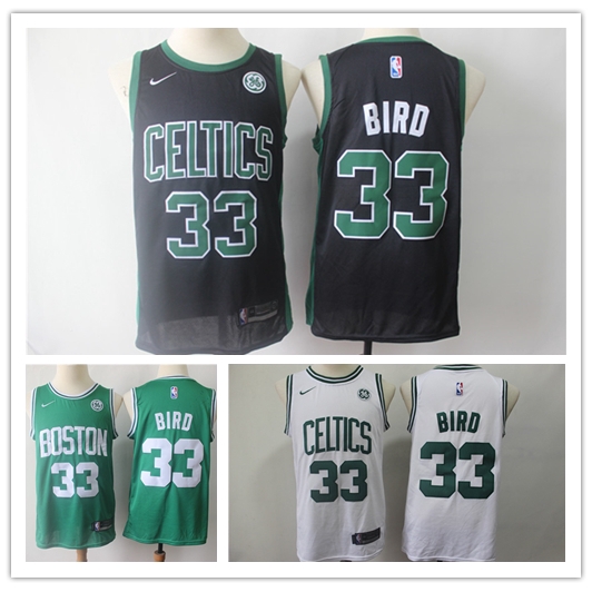 larry bird jersey black