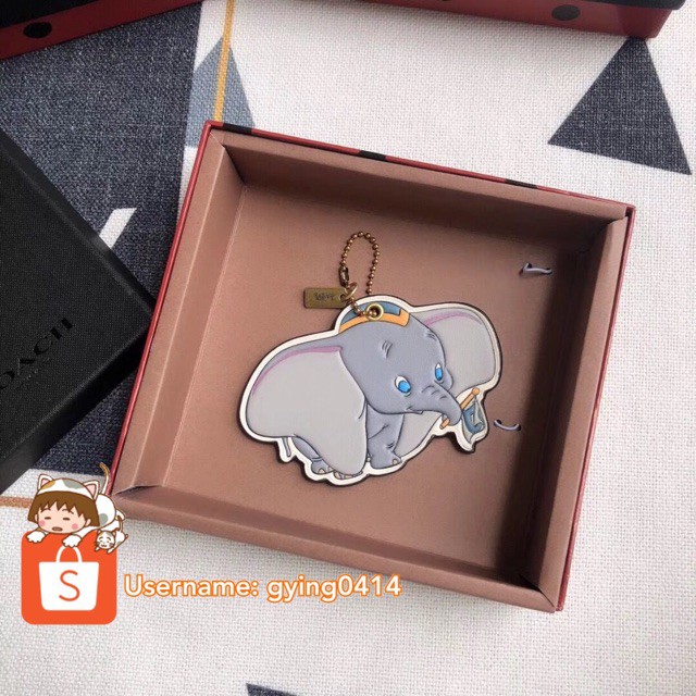 coach dumbo bag charm