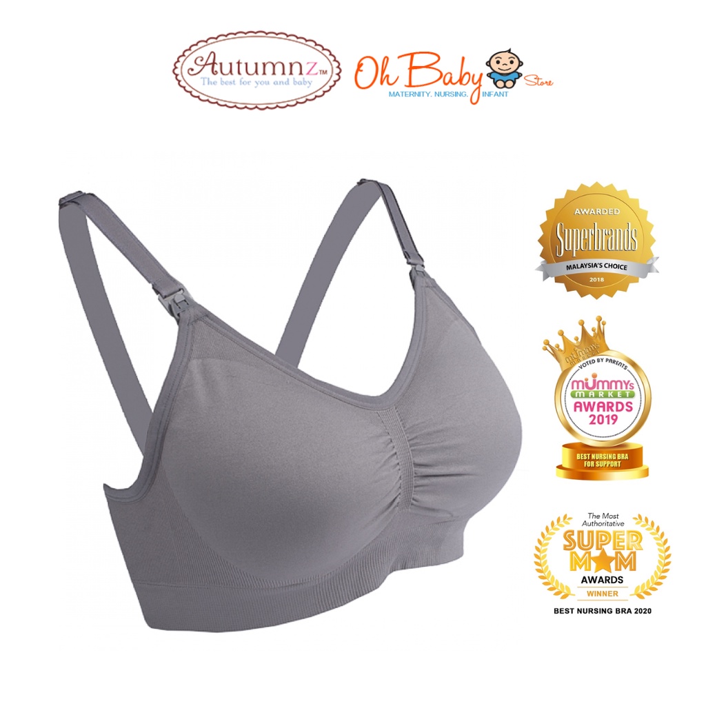 Autumnz Premium Ember Seamless Maternity/Nursing Bra suitable for housewear  and casual outdoor with good support. Soft and comfy!! Glad mummy @tebisha  is