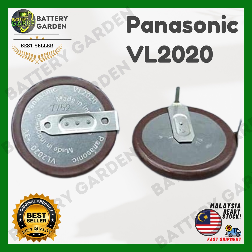 Original Vl2020 Panasonic 90 And 180 Degrees 3v Rechargeable Lithium Battery Shopee Malaysia 6104