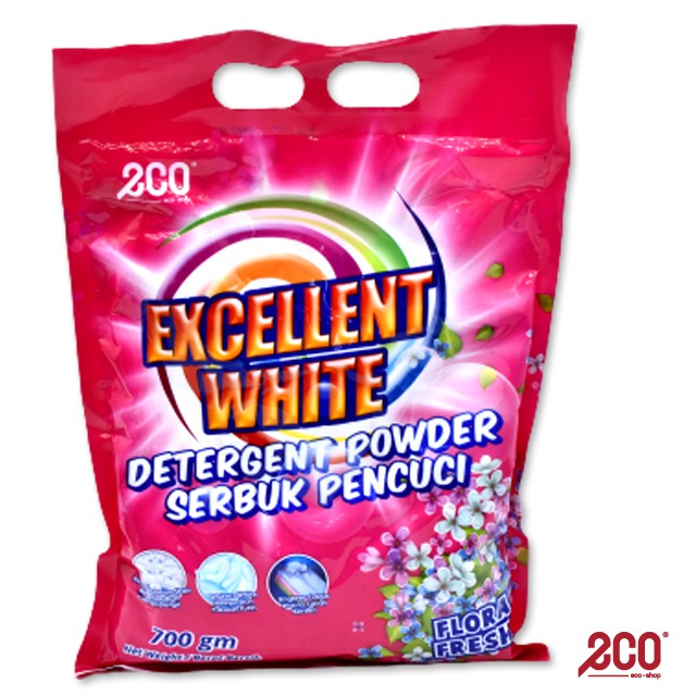 Eco Shop Excellent White Detergent Powder 700G0076 Shopee Malaysia