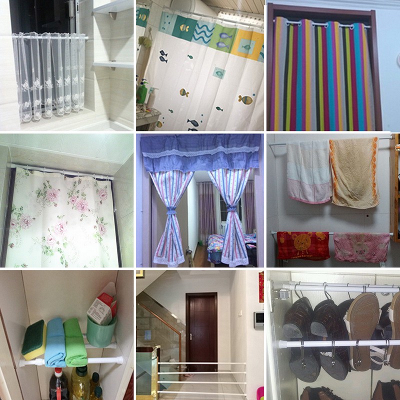 Telescopic Rod Curtain Rod High Carbon Steel Strut Household