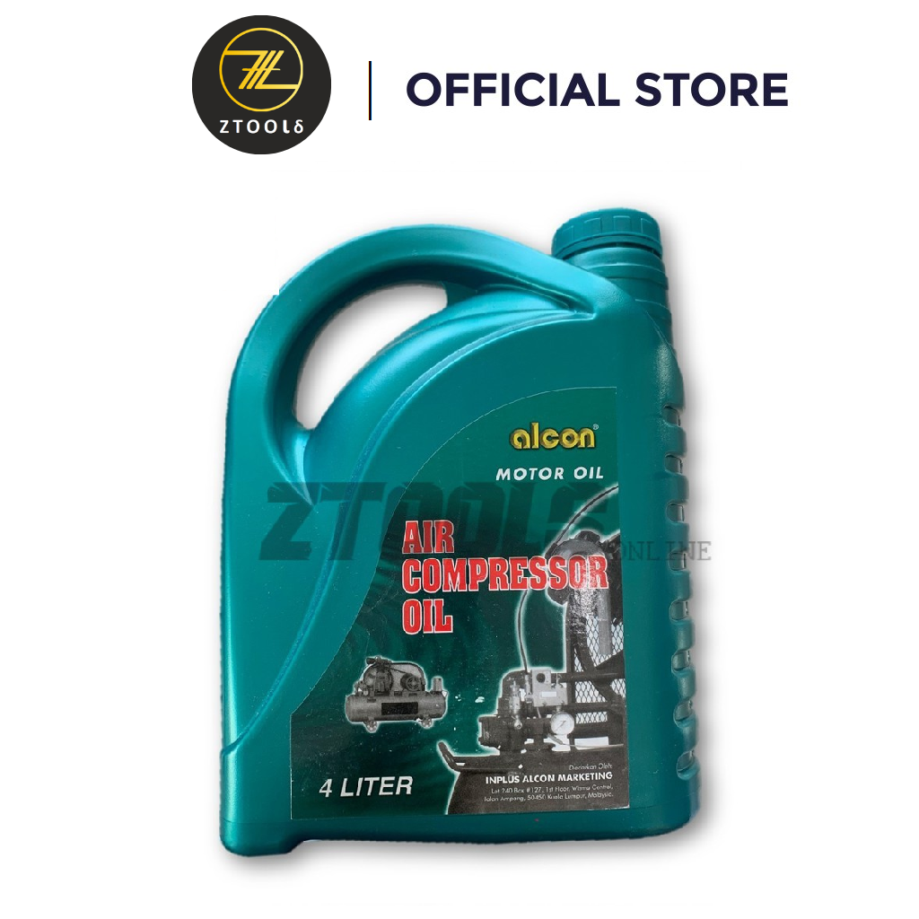 Alcon Air Compressor Oil 4l Minyak Pelincir Motor Oil 4 5 Liter Ready Stock Kompressor Swan Professional Lubricant Oil