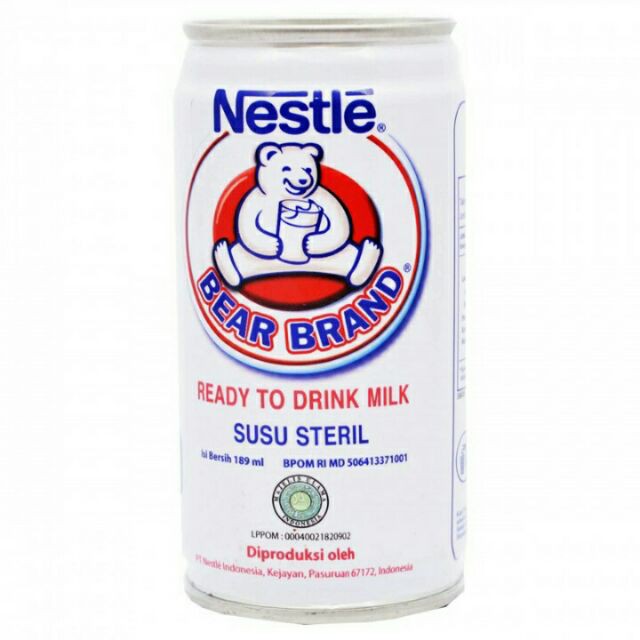 Bear brand 189ml nestle susu beruang X 1 tin Shopee Malaysia