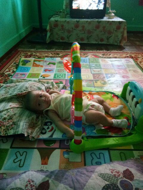 READY STOCK Baby Toy Colourful Musical Piano Play Gym Mat