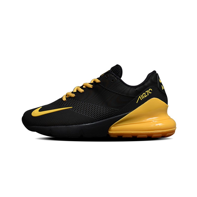 yellow and black nike 270