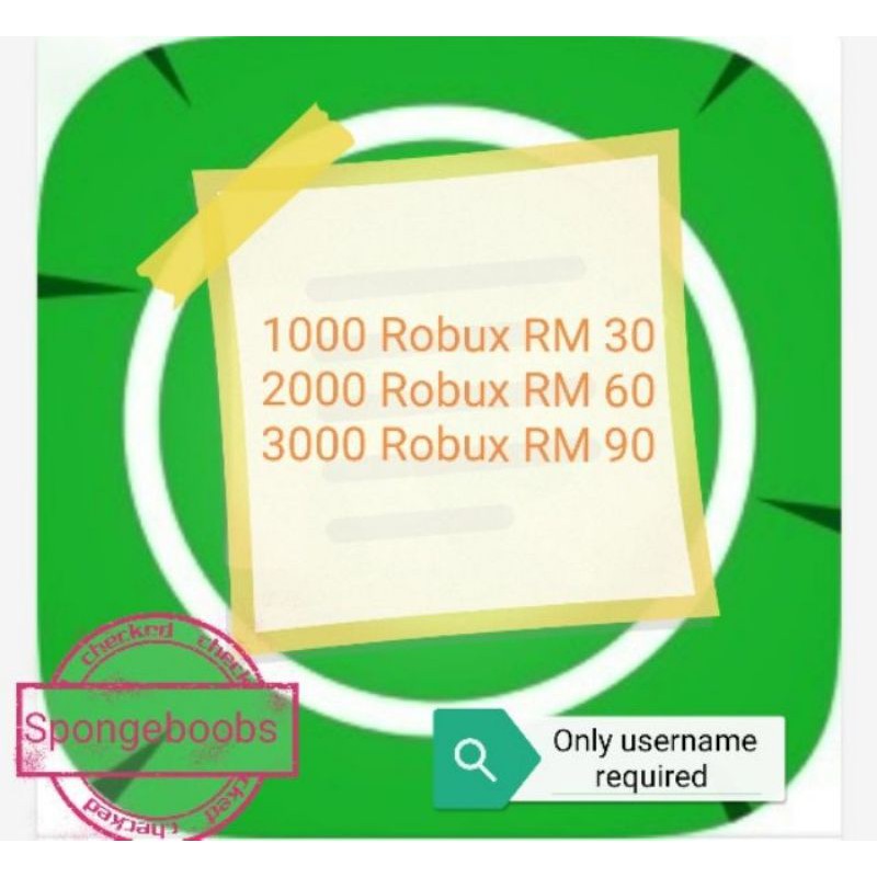 Cheap Roblox Robux R 1000 Robux Rm33 Only Shopee Malaysia - robux price malaysia