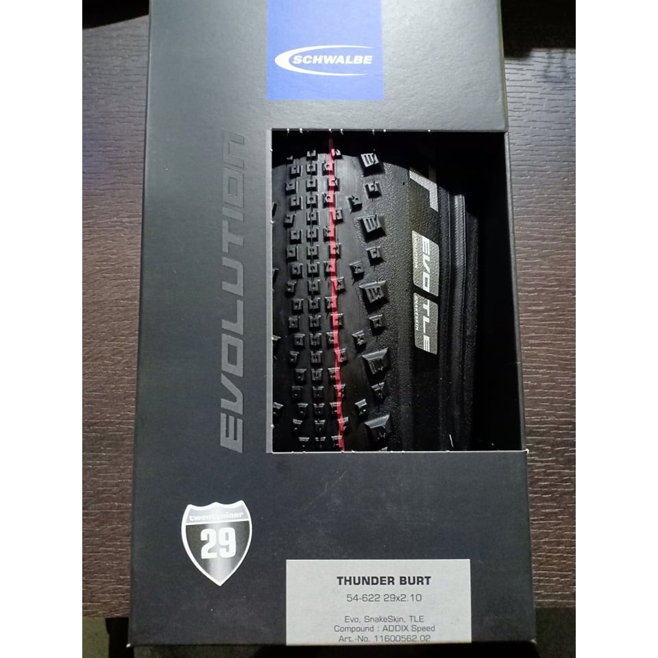 NEW SCHWALBE THUNDER BURT TIRE 29X2.1 SNAKE SKIN TUBELESS ADDIX 