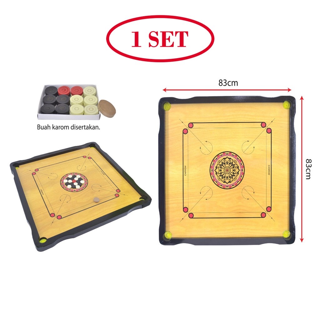 83cm x 83cm Standard Carrom Board Large Size With Carrom Shopee Malaysia