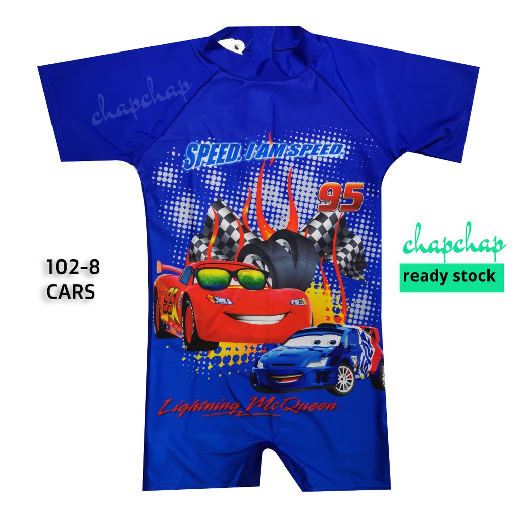  FAST SHIPPING Baju  Mandi  Kanak Kanak  Lelaki Print Disney 