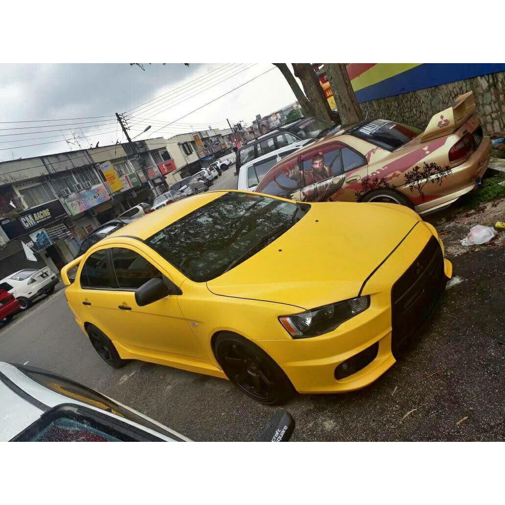 Matt Yellow Car Wrap Vinyl Sticker 1 Roll 1 Car Shopee Malaysia