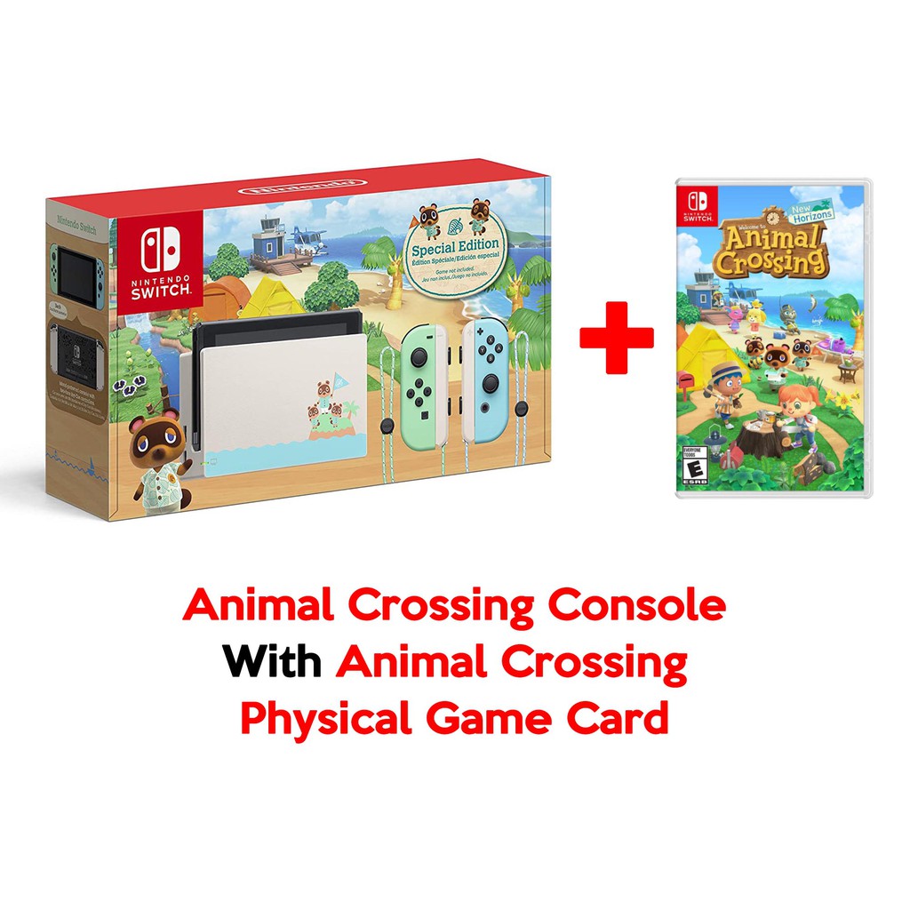 Nintendo Switch Animal Crossing V2 Limited Edition 1 Year Nintendo Official Warranty Shopee Malaysia
