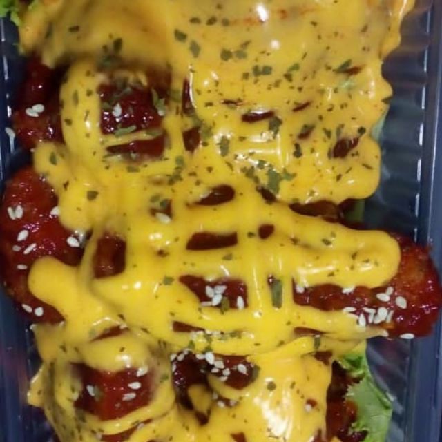 Sos Ayam Korea Ayam Kpop Padu Satu Set Dengan Tepung Goreng Dan Cheese Korean Spicy Chicken Shopee Malaysia