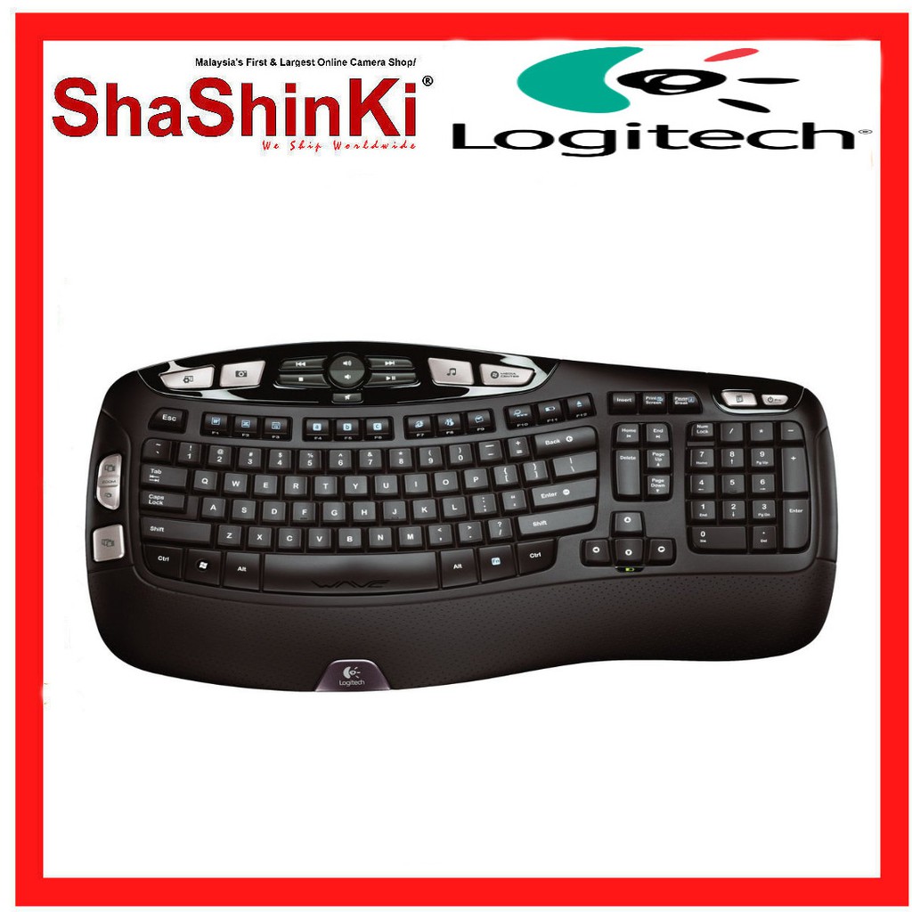 Logitech Wireless Keyboard K350 | Shopee Malaysia