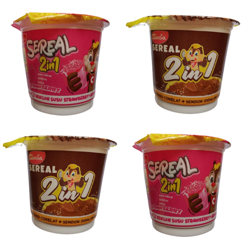 Ss Simba Cereal 2in1 Strawberry Chocolate 24gr Shopee Malaysia