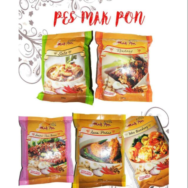 Hot Selling Pes Mee Bandung Mak Pon Asli Dari Muar Shopee Malaysia