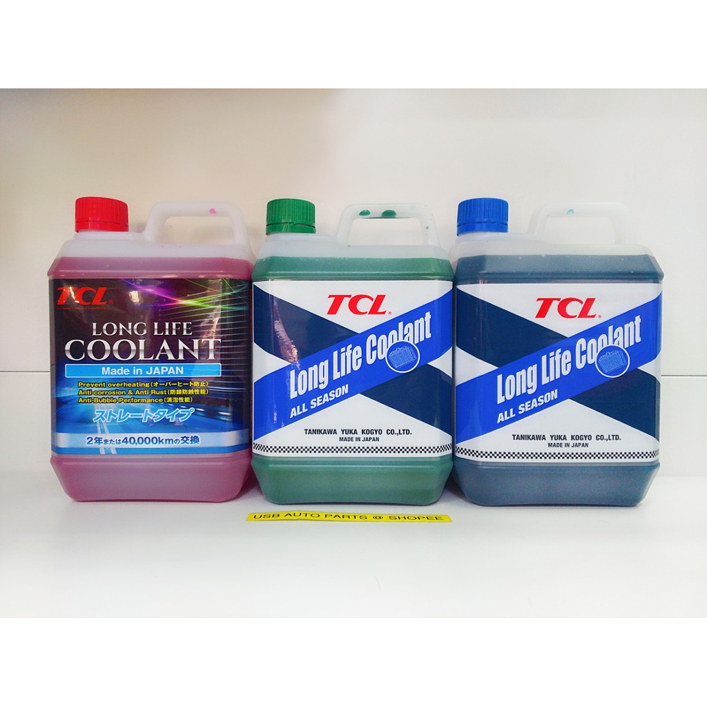 TCL Long Life Coolant 2 Litres Japan Made, Green Red Blue | Shopee Malaysia