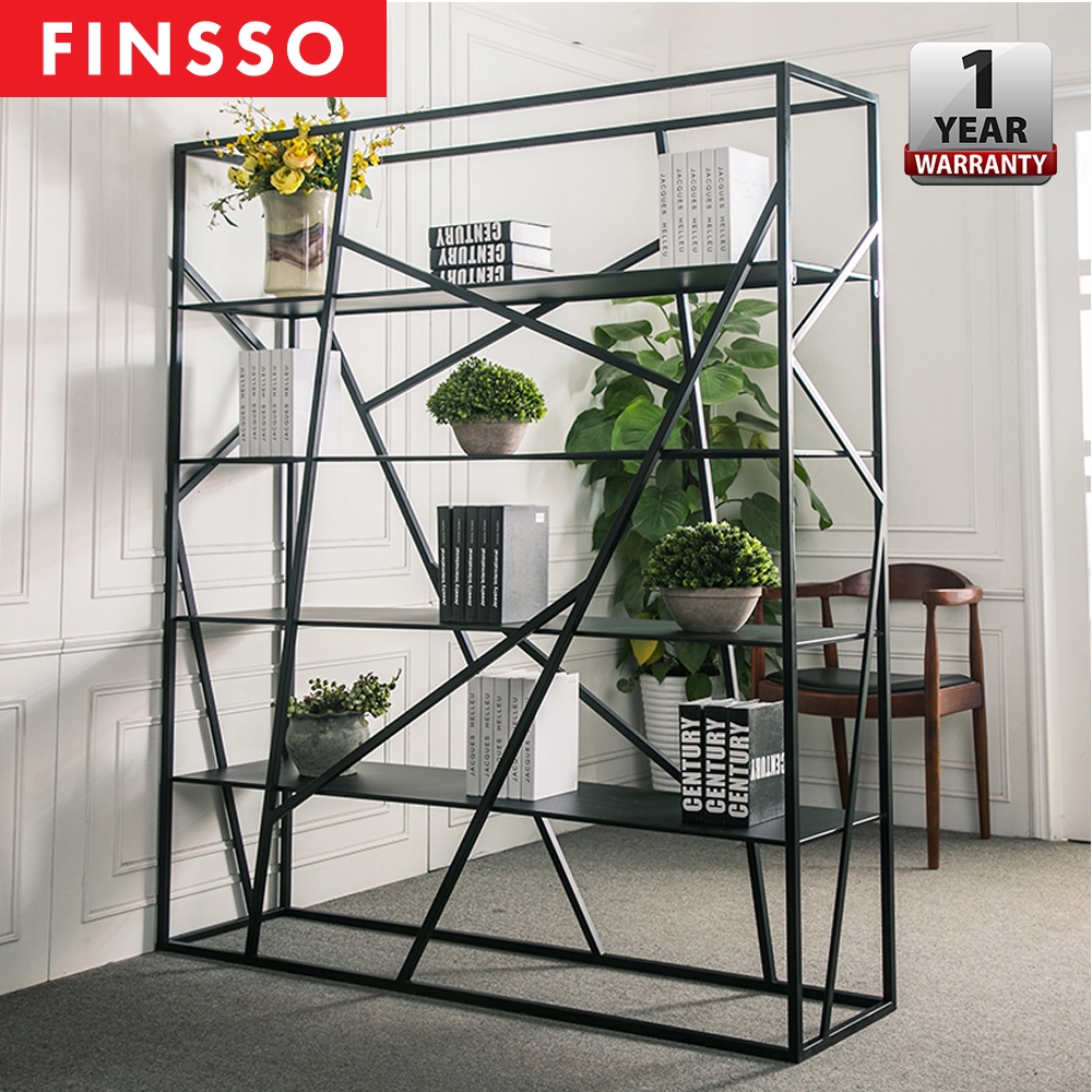 FINSSO : [FULLY ASSEMBLE] American Iron Multi- Storey Bookcase/ Hall divider