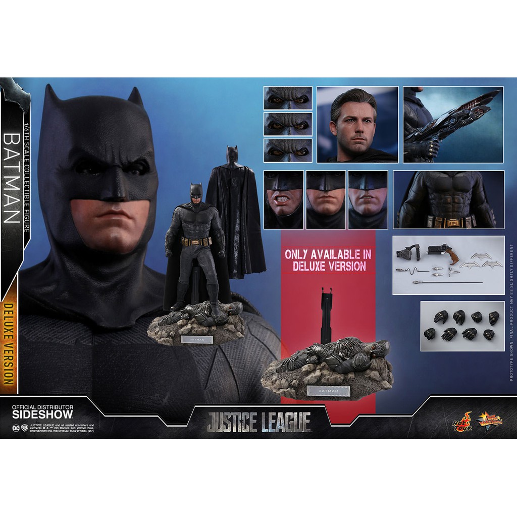 Hot Toys MMS456 Justice League Batman (Deluxe Version) 1/6th scale  Collectible Figure | Shopee Malaysia