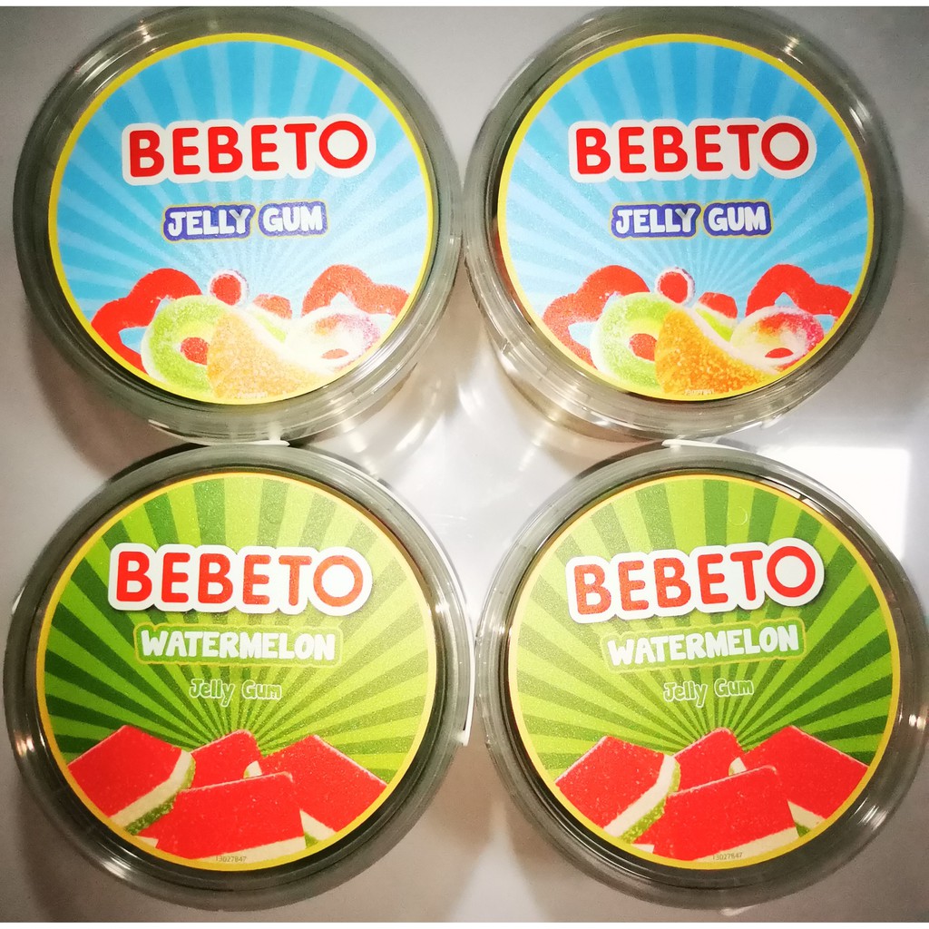 Bebeto Jelly Gum 250gm Bucket