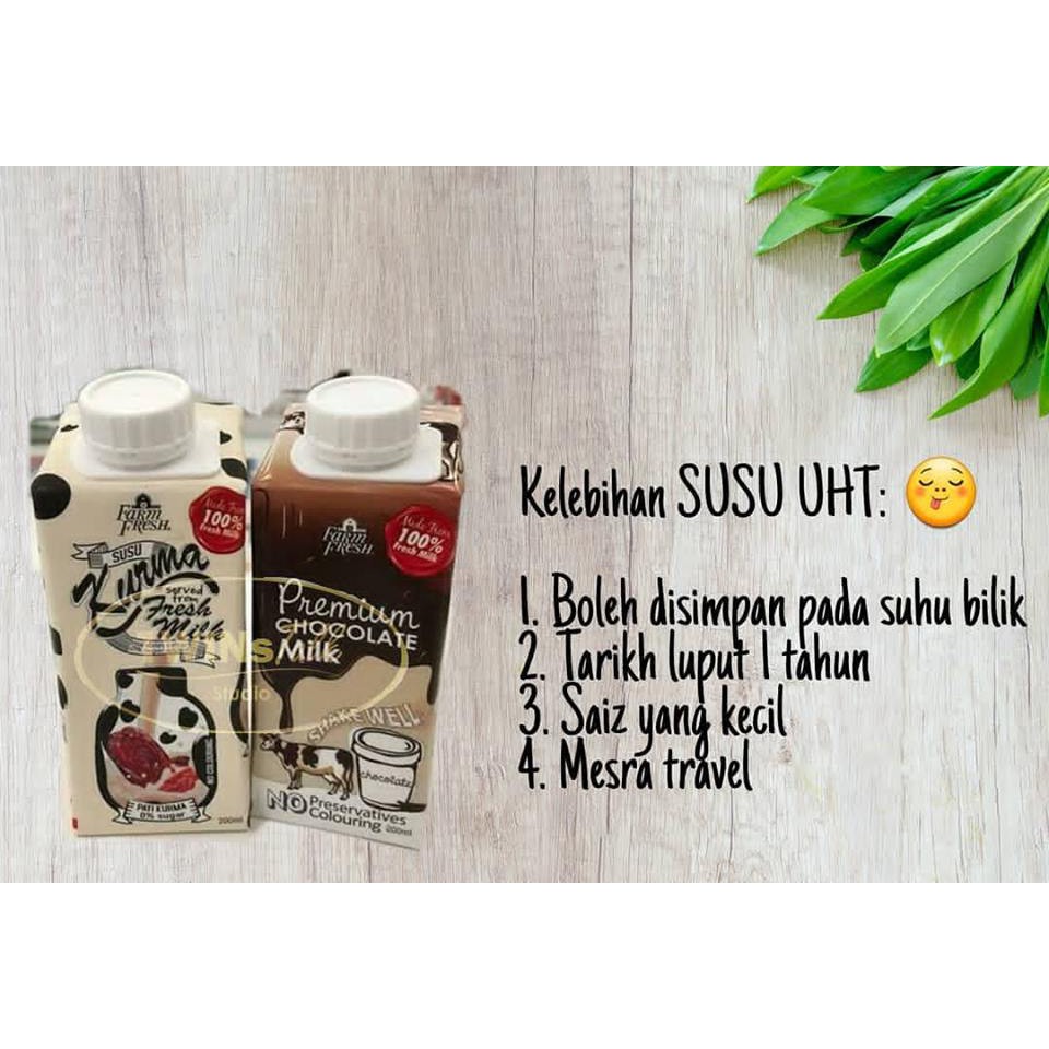 Susu Farm Fresh Uht 200ml Beli Loose Shopee Malaysia