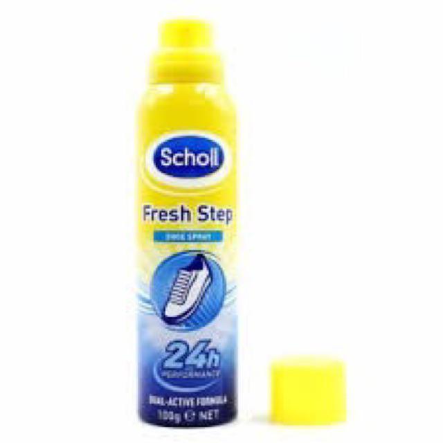 scholl fresh step shoe spray