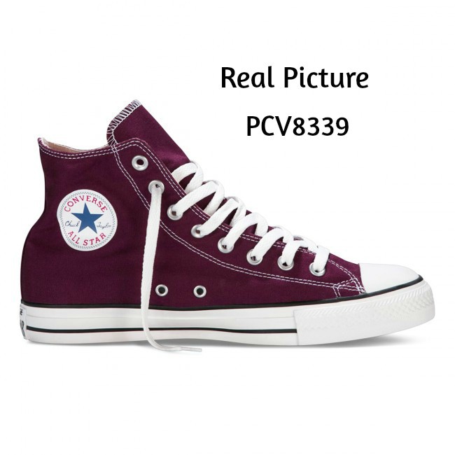 converse maroon high cut