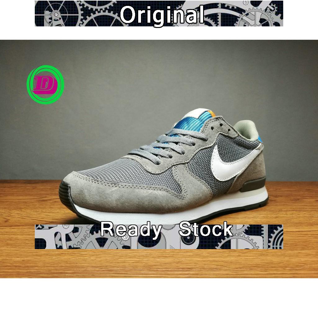 nike internationalist grey blue