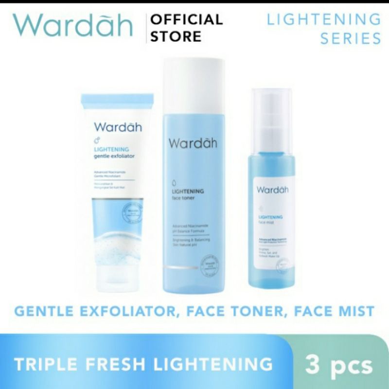 Wardah Triple Fresh Lightening | Shopee Malaysia