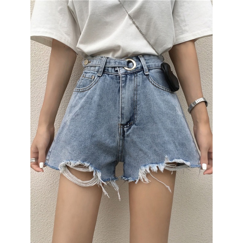 machine jean shorts