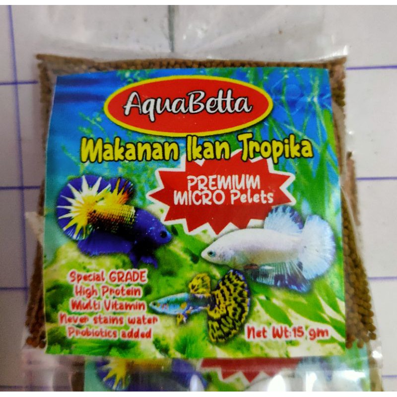 Makanan ikan laga Makanan Ikan betta protien tinggi 15gm | Shopee Malaysia